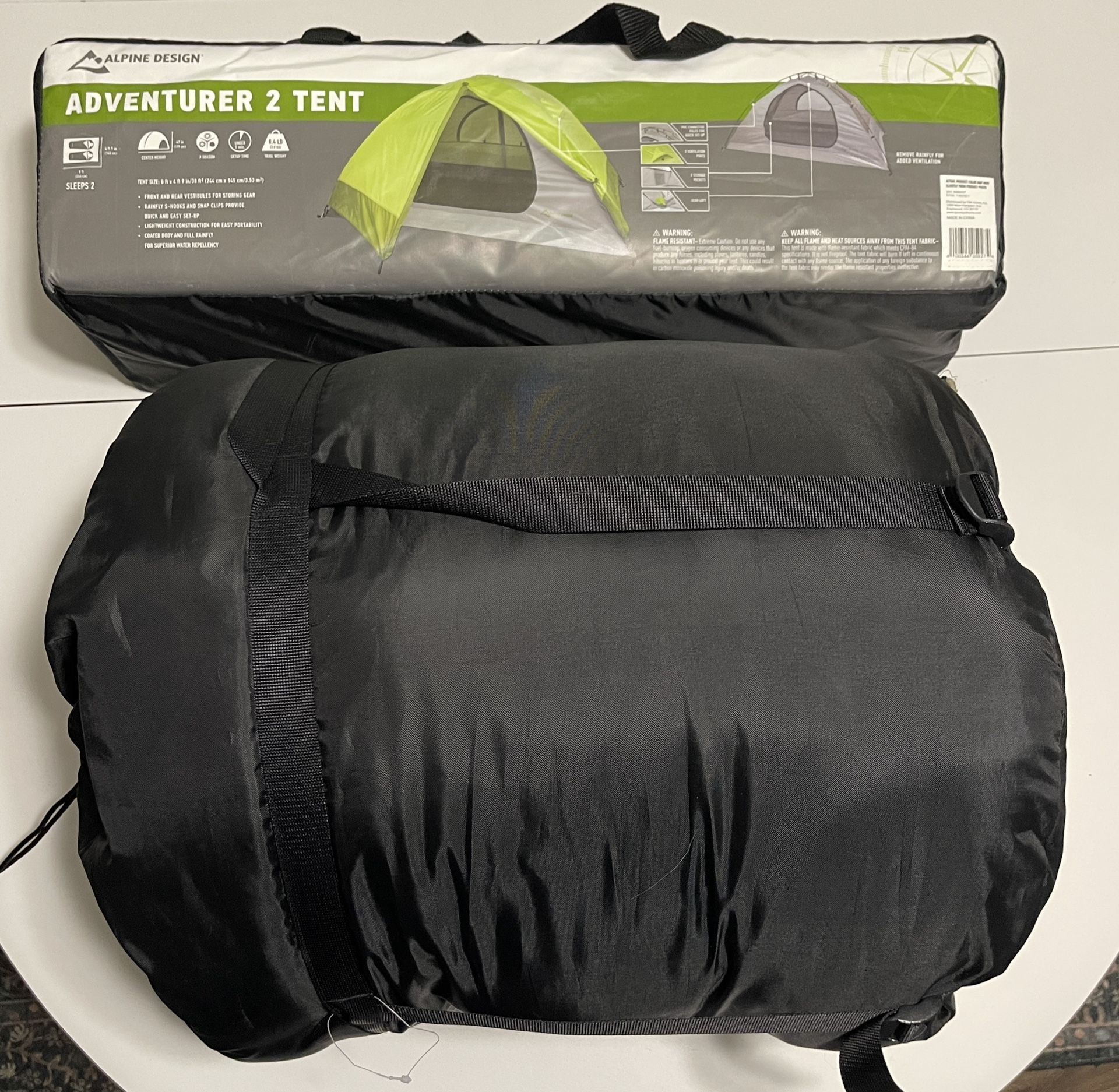 OBO Tent and Sleeping Bag