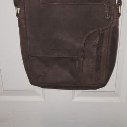 Leabags Leather Shoulder Bag - New