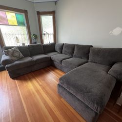 Two Piece Sectional with Chaise