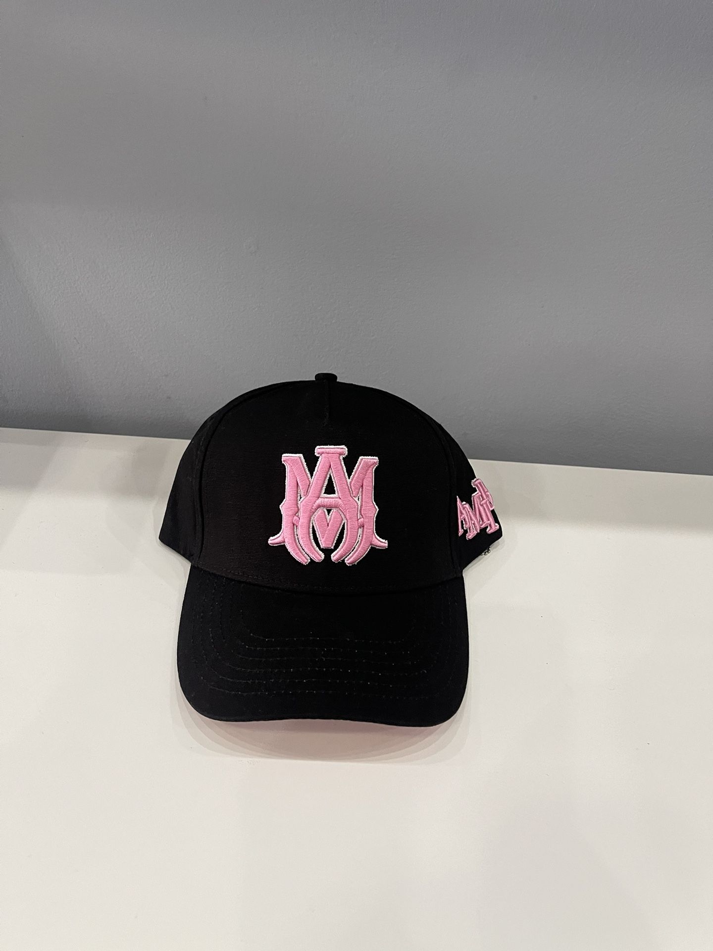 Pink And Black Amari Hat 