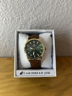 Caribbean Joe – Green & Gold Dress Watch