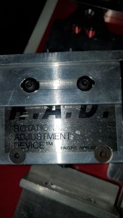 *R.A.D.* ROTATIONAL ADJUSTMENT DEVICE*