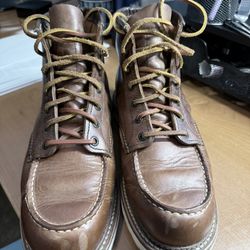 Redwing Heritage Leather Work Boots Size 9