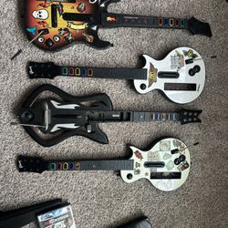Wii Guitar Hero & Wii Rock Band 
