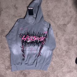 Grey Hellstar Hoodie