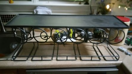 Wine rack for glasses and bottles heavy duty 45