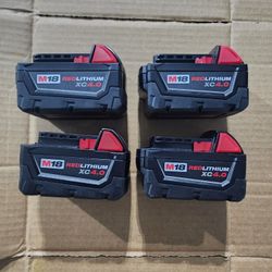 Milwaukee M18 Batteries 