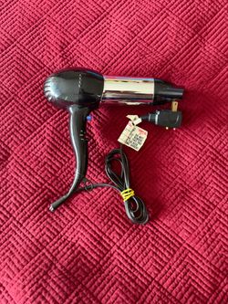 Conair Black and Chrome Hair Dryer