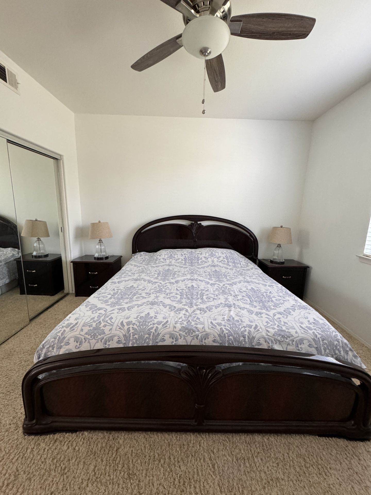 Free Bedroom Frame  Set (mattress not Included)