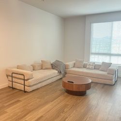 COUCH SET FOR SALE 350$ FOR BOTH❕