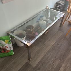 $10 Glass Table 