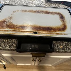 Seasoned Electric Griddle