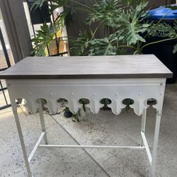 Like NEW, Metal And Wood Like Console -OBO