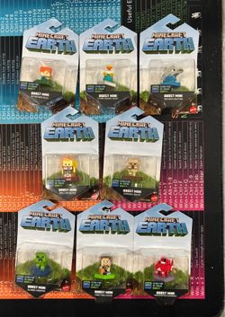 Minecraft Earth Boost Minis (NEW) Eight Figures