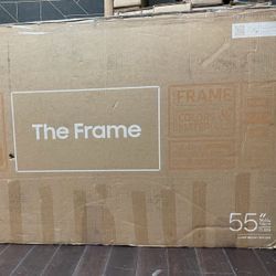 SAMSUNG 55-Inch Class QLED 4K The Frame LS03F Series, Quantum HDR, Art Mode, Anti-Reflection Matte Display, Smart TV w/ 