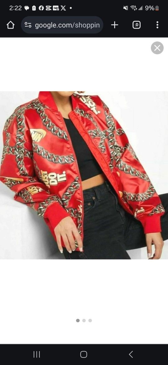 Nike Red Bomber Jacket