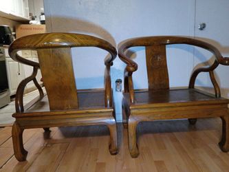 African brown chairs