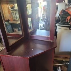 Corner Mirror Stand