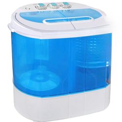 Portable Washing Machine Mini Twin Tub Washing Machine with Washer & Spinner-Brand New