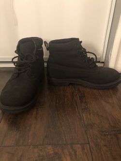 Black boots