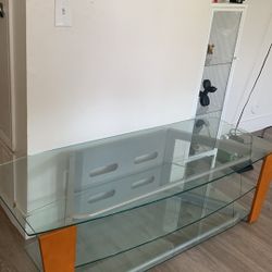 Glass TV Stand 