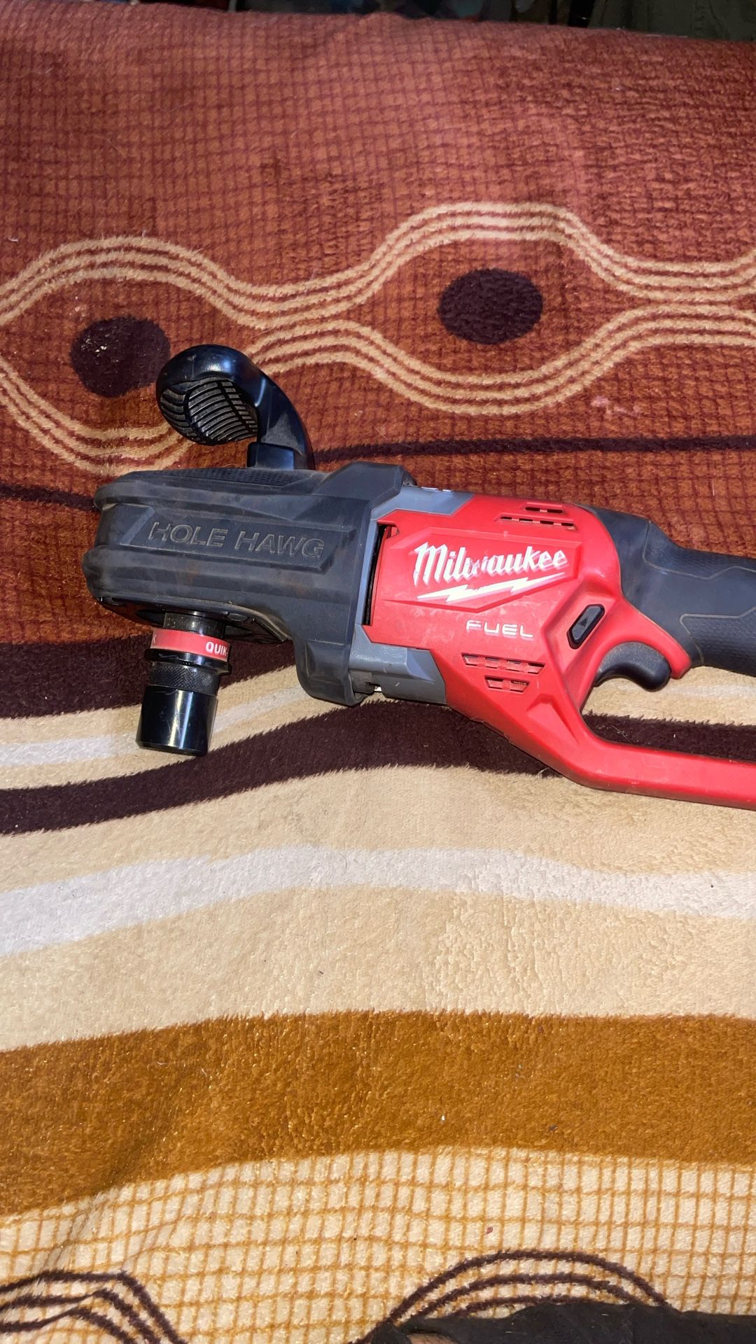 Right Angle Hole Hawg Drill With 7/16 Quick Lock