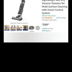 Amazon Overstock Openbox Wet-dry Vacuum Mop Like New
