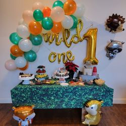 Wild ONE Woodland Theme Party Decorations