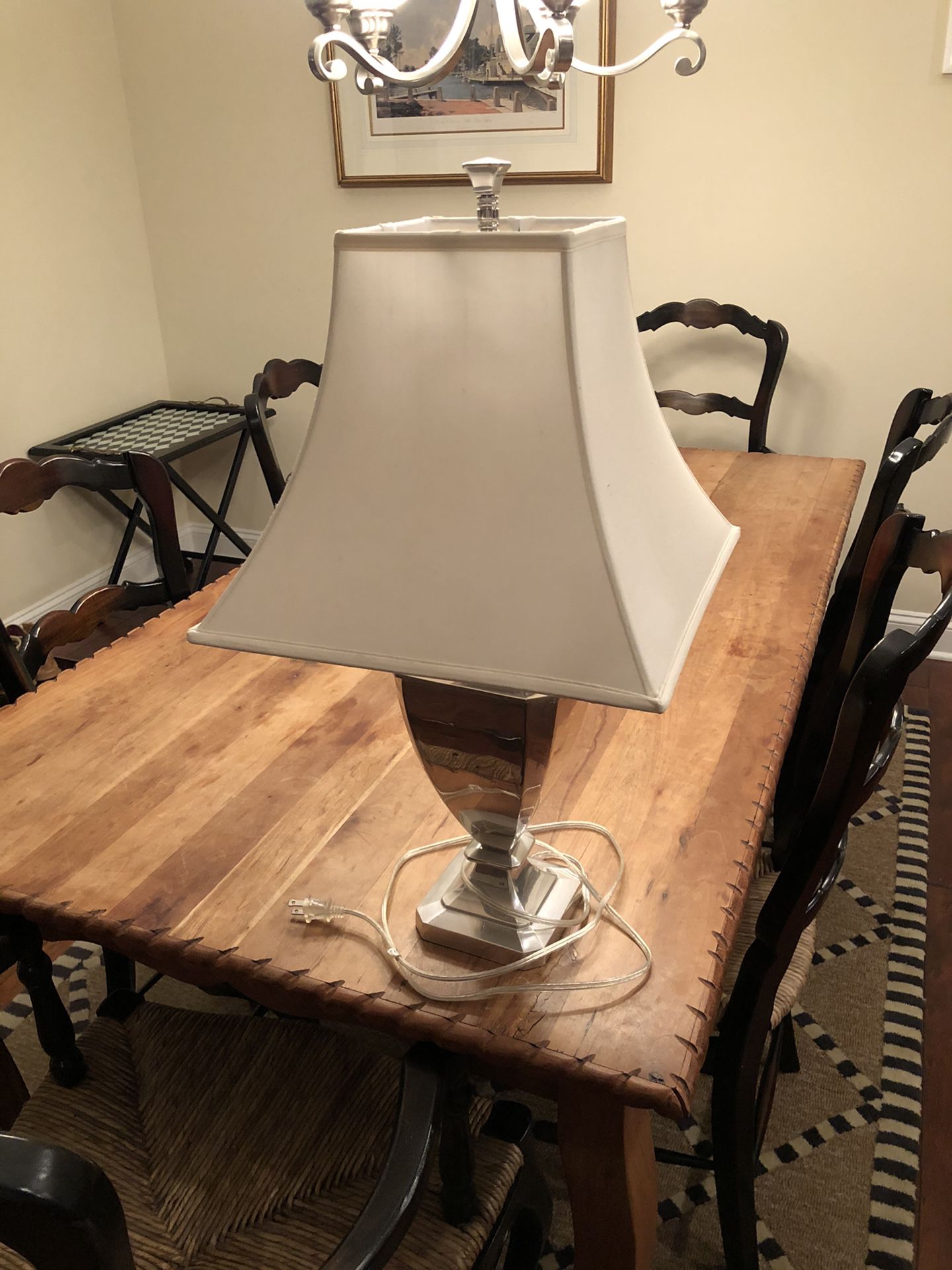 Restoration Hardware Lamp with shade