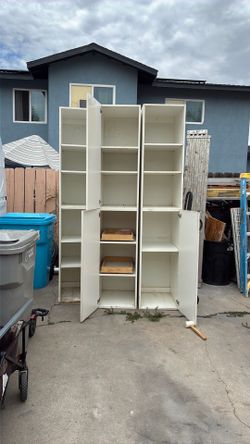 BEAUTIFUL WHITE  CABINETS $75 for all