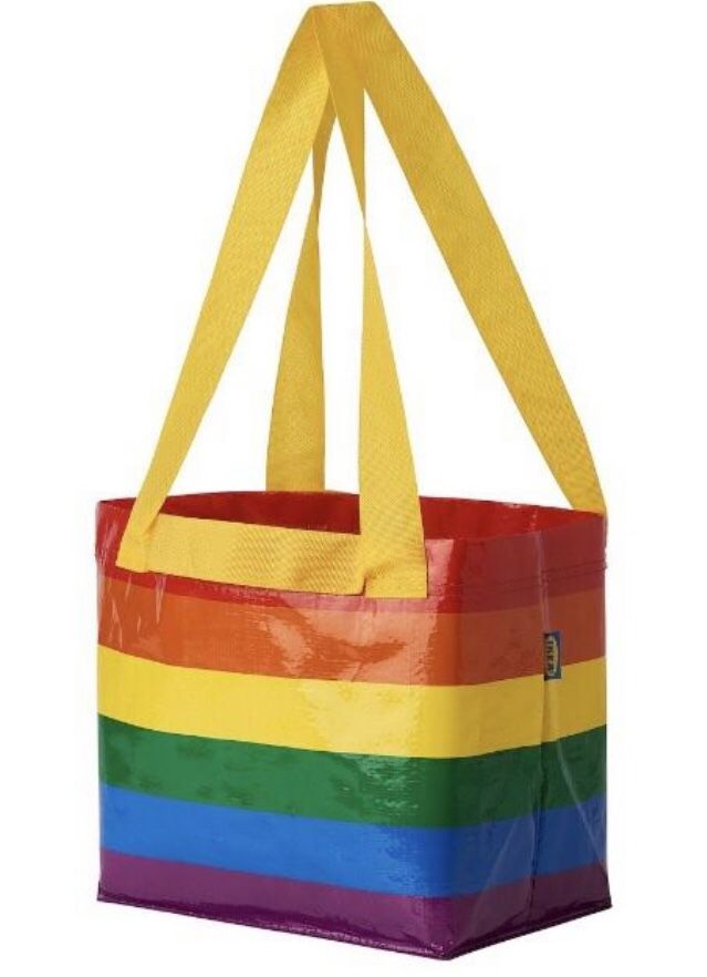 Rainbow Bag / IKEA Bag / Lunch Bag / Beach Bag / Gym Bag / Reusable Bag / Shopping Bag ($10 EACH)