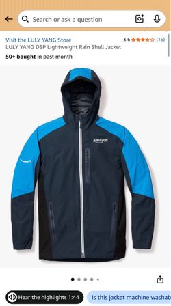Amazon Prime Rain Jacket