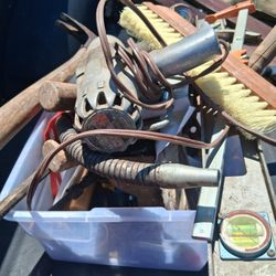 Old Toola and Electric Drill, Etc.