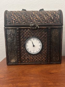 Wooden Clock Carrying Case