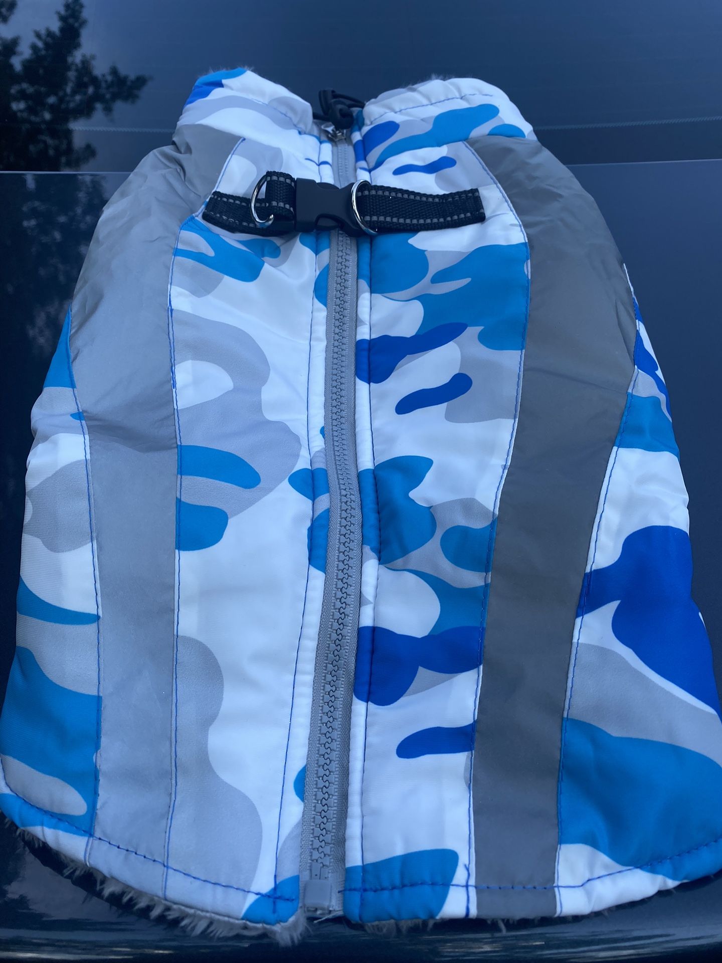 Medium dog coat with lining