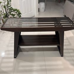 Wood Console Table
