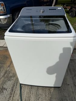 Samsung Washer 5.4 cu ft 3 months warranty delivery and installation available