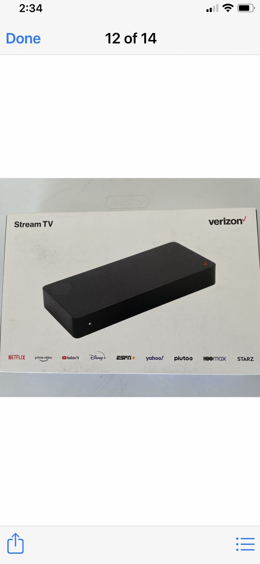 Verizon Stream TV 4K HD Brand New Sealed Package 