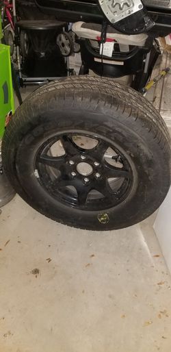 GMC/CHEVY RIM and GOODYEAR TIRE