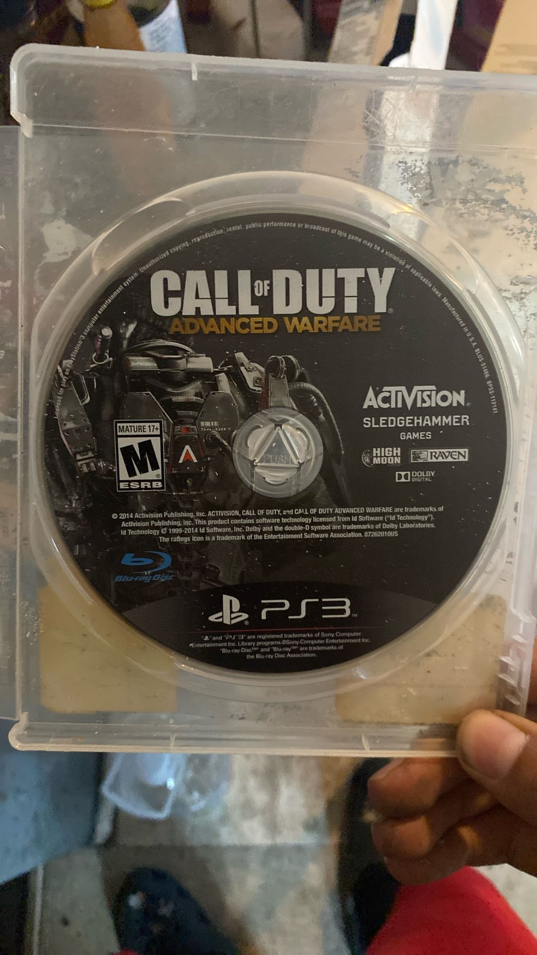 Advanced Warfare PS3 Disc 