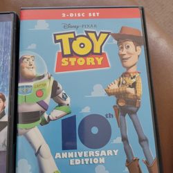 Toy Story And Frozen DVD's