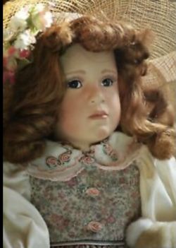 CAROLINE PORCELAIN DOLL BY PAMELA PHILIPS, GEORGETOWN COLLECTION Previous  CAROLINE PORCELAIN DOLL BY PAMELA PHILIPS, GEORGETOWN COLLECTION (image 1/4