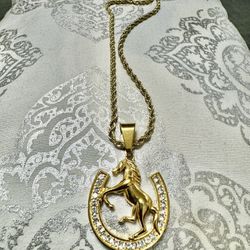 Stainless Steel Pendant And Chain Combo