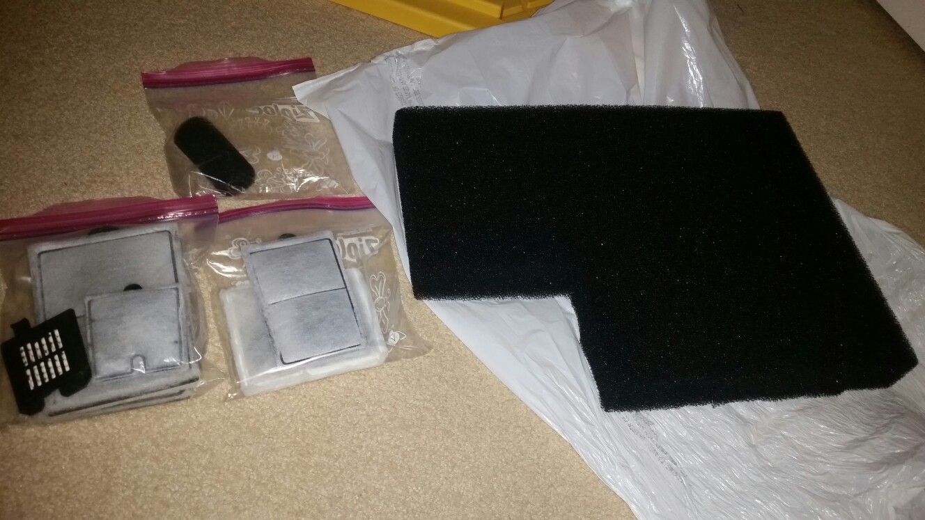 Aquarium fish tank filter sponges filter media