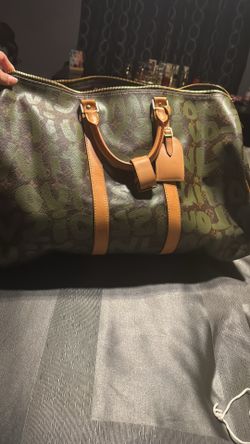 Louis Vuitton Keepall Sprouse Army green