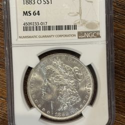 1883-O Morgan Dollar NGC MS64 – Silver Dollar