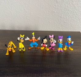 Disney Mickey And Friends Mini Character Figures, all for $10