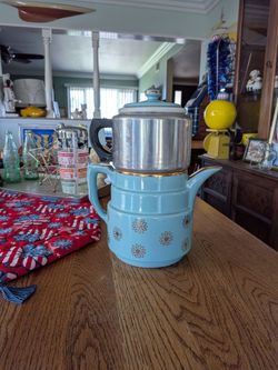Vintage MCM drip coffee maker, pot, urn, brewer, Hall Drip-o-lator