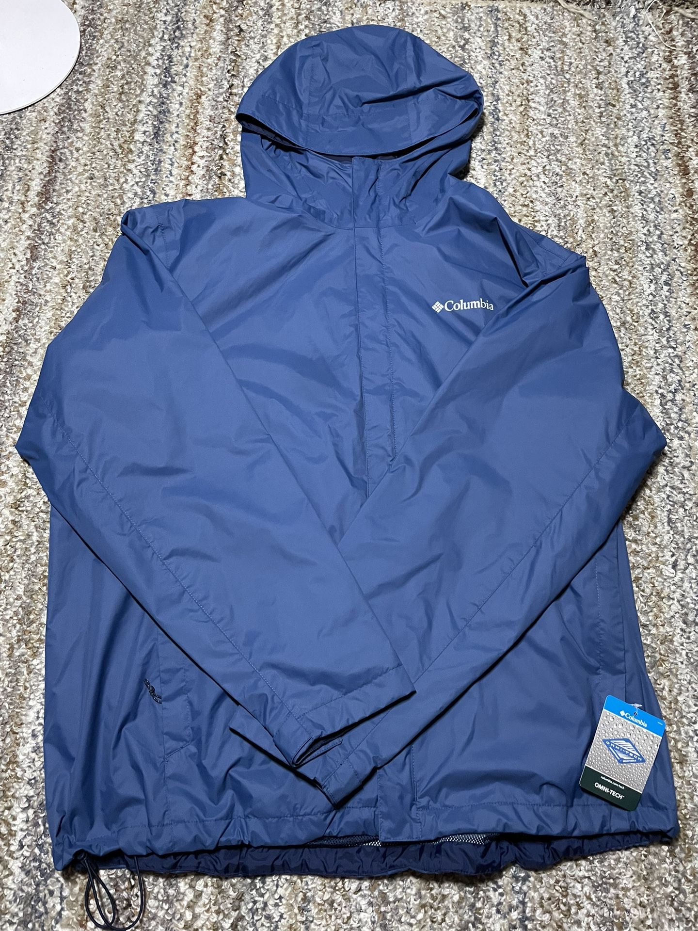 Men’s Colombia Blue Rain Jacket 