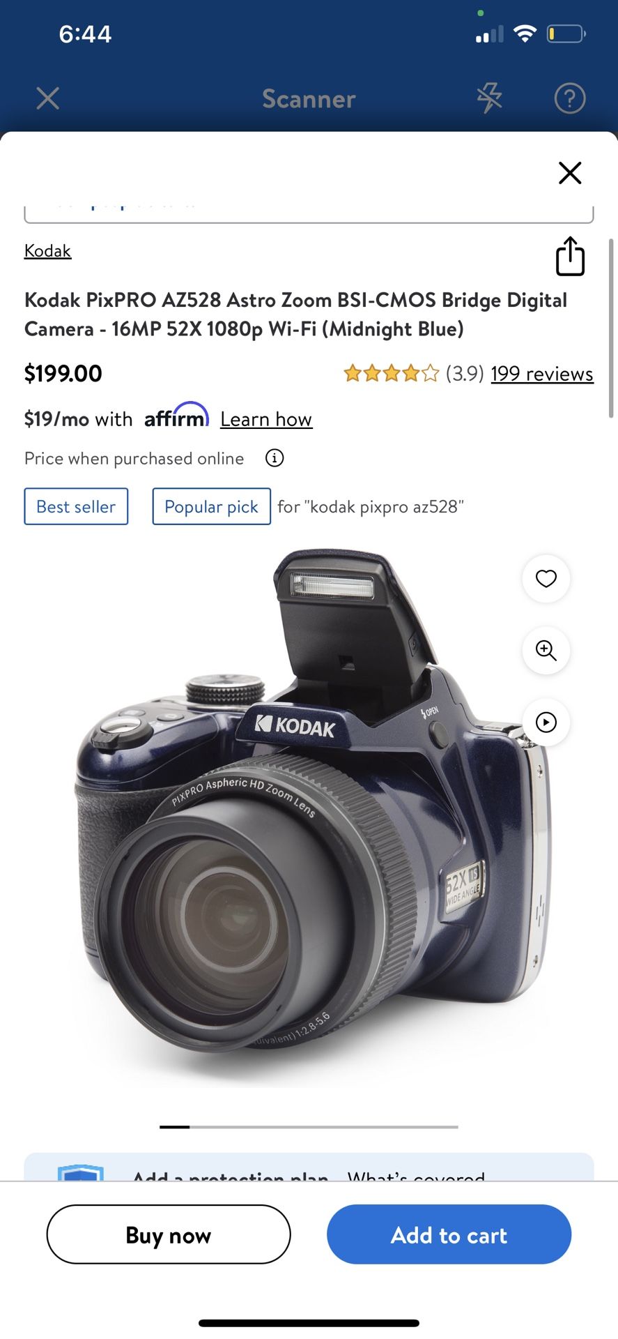 Blue Kodak Propix Az528 Kodak PixPRO AZ528 Astro Zoom BSI CMOS